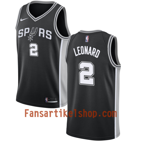 NBA San Antonio Spurs Trikot Kawhi Leonard 2 Nike 2017-18 Schwarz Swingman - Herren NBA San Antonio Spurs Trikot Kawhi Leonard 2 Nike 2017-18 Schwarz Swingman - Herren